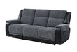U5914 GREY/BLACK RECLINING SOFA - Golden Home Furniture (Columbus, OH) - Multi Location