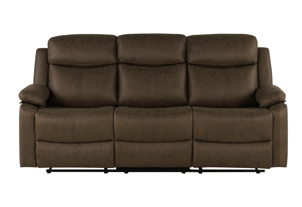 U6026 DARK BROWN 5 RECLINING SOFA - Golden Home Furniture (Columbus, OH) - Multi Location