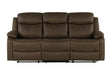 U6026 DARK BROWN 5 RECLINING SOFA - Golden Home Furniture (Columbus, OH) - Multi Location