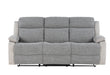 U6027 GREY/LT GREY RECLINING SOFA - Golden Home Furniture (Columbus, OH) - Multi Location