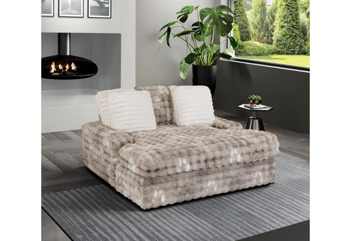 U8292 GREY LOUNGER SOFA WITH USB - Golden Home Furniture (Columbus, OH) - Multi Location