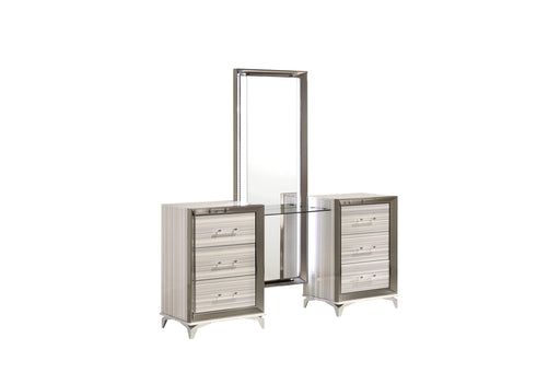 ZAMBRANO WHITE VANITY - Golden Home Furniture (Columbus, OH) - Multi Location