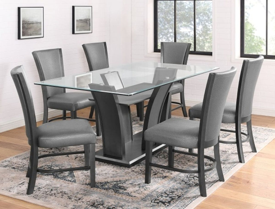 Crown Mark Furniture Camelia Side Chair in Gray (Set of 2) - Golden Home Furniture (Columbus, OH) - Multi Location