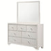 Crown Mark Furniture Lyssa Dresser Mirror in White - Golden Home Furniture (Columbus, OH) - Multi Location