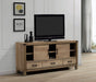 Crown Mark Furniture Matteo 3 Drawer TV Stand in Brown - Golden Home Furniture (Columbus, OH) - Multi Location