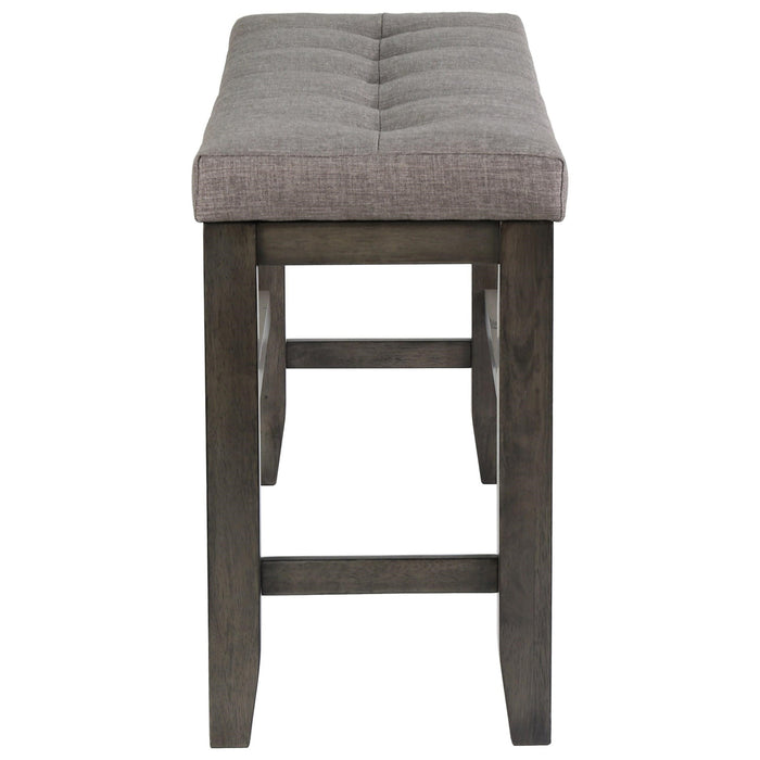 Crown Mark Bardstown Counter Height Bench in Gray - Golden Home Furniture (Columbus, OH) - Multi Location