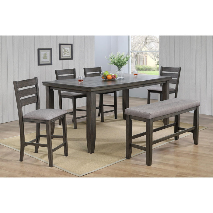 Crown Mark Bardstown Counter Height Table in Gray - Golden Home Furniture (Columbus, OH) - Multi Location