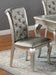 Crown Mark Furniture Caldwell Side Chair in Light Champagne (Set of 2) - Golden Home Furniture (Columbus, OH) - Multi Location